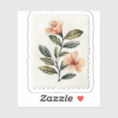 Sticker Conception Florale (Feuille)