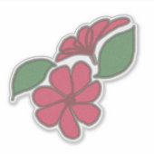 Sticker Conception florale (Devant)