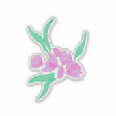 Sticker Conception florale (Devant)