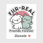 Sticker Conception "Fur-Real Friends Forever" (Feuille)
