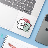 Sticker Conception "Fur-Real Friends Forever" (Ordinateur portable avec iPhone)