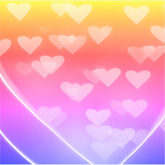 Sticker Conception numérique du coeur cassé (Devant)