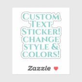 Sticker Conception personnalisée (Feuille)