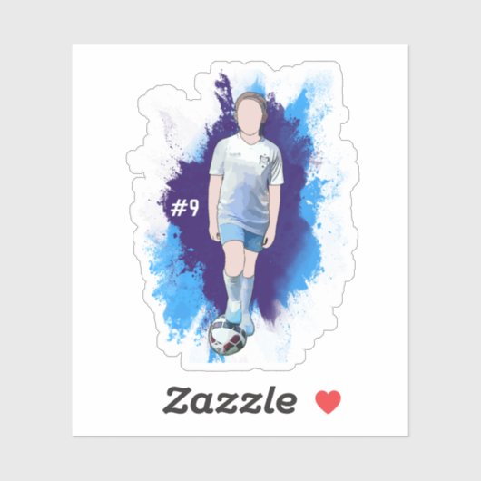 Sticker Conception personnalisée pour Natasha (Feuille)