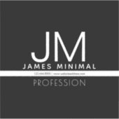 Sticker Conception professionnelle moderne et minimale | N (Devant)