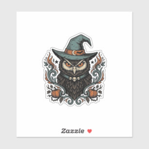 Sticker Conception vectorielle de chapeau de sorcière de h