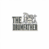 Sticker Conception vectorielle de citation de batteur Drum (Devant)