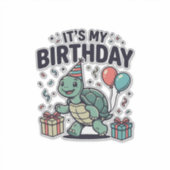 Sticker Conception vectorielle de fête d'anniversaire de t (Devant)