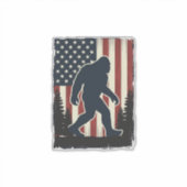 Sticker Conception vectorielle de forêt de drapeau américa (Devant)