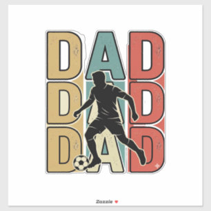 Sticker Conception vectorielle de gravure vintage de footb