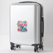Sticker Conception vectorielle de poney mignon pour la fêt (Sur valise)
