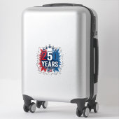 Sticker Conception vectorielle pour le 250e anniversaire d (Sur valise)