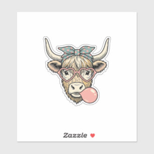 Sticker Conception vectorielle vintage de bubble gum de va