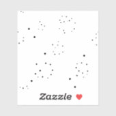 Sticker Conception verticale huit (Feuille)