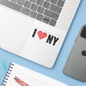 Sticker Conception Vintage NYC Lover (Ordinateur portable avec iPhone)