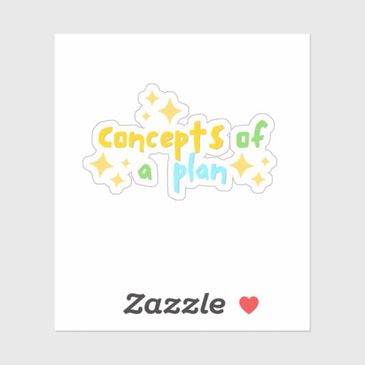 Sticker Concepts d'un plan (Feuille)