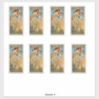 Sticker Concessionnaires de transport par Alphonse Mucha (