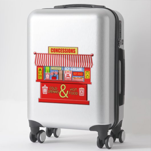 Sticker Concessions Stand (Sur valise)