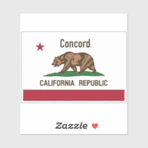 Sticker Concord Californie