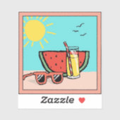 Sticker Concours de créativité d'été 2025 Miacy Winner (Feuille)