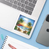 Sticker Concours de créativité d'été 2025 Miacy Winner (Ordinateur portable avec iPhone)