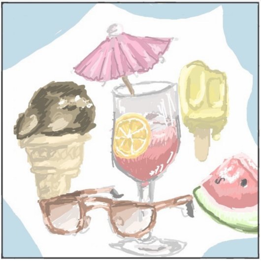 Sticker Concours de créativité d'été 2025 MiaPrep (Devant)