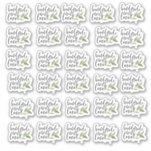 Sticker Conçu à la main avec l'autocollant Love Vinyl