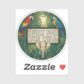 Sticker Conçus pour la vie sauvage (Feuille)