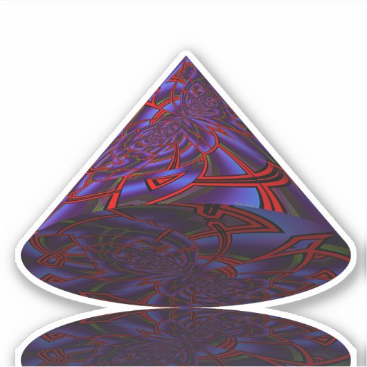 Sticker Cône géométrique (Devant)