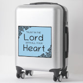 Sticker Confiance dans le Seigneur (Sur valise)