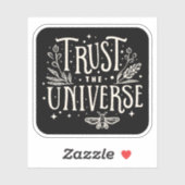Sticker Confiance dans l'univers (Feuille)