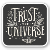 Sticker Confiance dans l'univers (Devant)