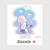 Sticker Confort et sécurité | Charlie & Snoopy Hug (Feuille)