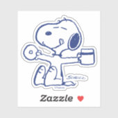 Sticker Confort et sécurité | Le bonheur, c'est les rituel (Feuille)