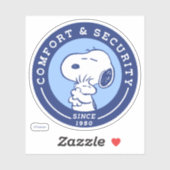 Sticker Confort et sécurité | Snoopy & Woodstock Hug (Feuille)