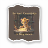 Sticker Connaissances anciennes dans de minuscules clignot (Recto)