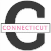 STICKER CONNECTICUT (Devant)