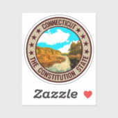 Sticker Connecticut (Feuille)