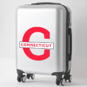 STICKER CONNECTICUT (Sur valise)