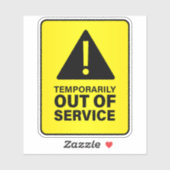 Sticker Connexion hors service (Feuille)