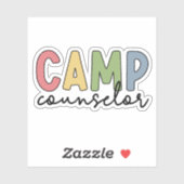 Sticker Conseiller de camp coloré (Feuille)