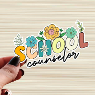 Sticker Conseiller scolaire Fleur sauvage enseignant Migno
