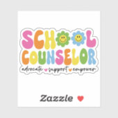 Sticker Conseiller Scolaire Retour À L'École Conseiller En (Feuille)