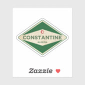 Sticker Constantine Algérie Vintage (Feuille)