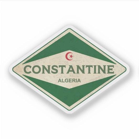 Sticker Constantine Algérie Vintage (Devant)