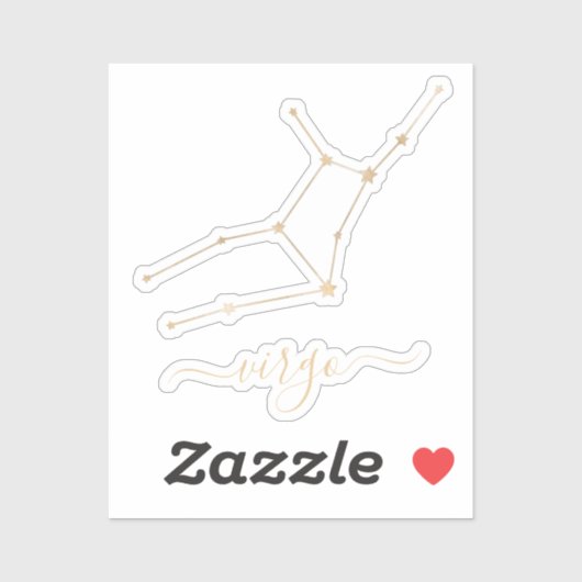 Sticker Constellation de virus (Feuille)