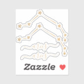 Sticker Constellation des baies x2 (Feuille)
