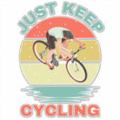 STICKER CONTINUEZ À FAIRE DU VÉLO (Devant)