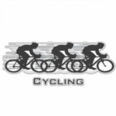 Sticker Contour Conception Cycliste (Devant)