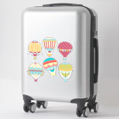 Sticker Contour de variété de ballon à air chaud (Sur valise)